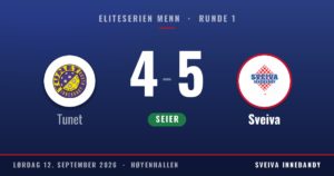 Resultat: Tunet 4, Sveiva 5
