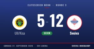 Resultat: Ull/Kisa 5, Sveiva 12