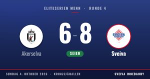 Resultat: Akerselva 6, Sveiva 8