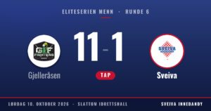 Resultat: Gjelleråsen 11, Sveiva 1