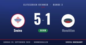 Resultat: Sveiva 5, Monolitten 1