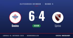 Resultat: Sveiva 6, Sjetne 4