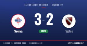 Resultat: Sveiva 3, Sjetne 2