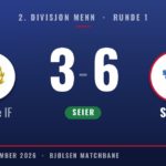 Resultat: Sagene IF 3, Sveiva 6