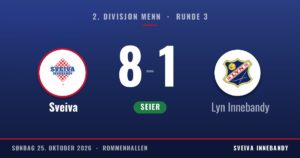 Resultat: Sveiva 8, Lyn Innebandy 1