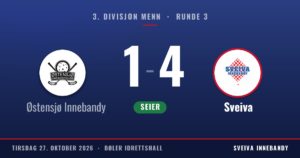 Resultat: Østensjø Innebandy 1, Sveiva 4